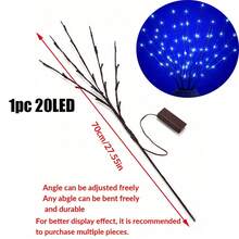 1pc Creative 20LED Artificial Simulation Tree Branch Light String, Indoor Room Desktop Decorative DIY Tree Shaped Night Light,Room Decor,Home Decor Light,Christmas Decorative Night Light - Dendritic - View 17