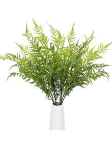 1/2/3 pièces Tiges de plantes artificielles vertes, décoration pour salon, chambre à coucher, mariage, fête, remplissage de bureau. Décoration pour la maison, le bureau, la cuisine, le mariage, la table, les centres de table, le bureau, le jardin, l'extérieur, la maison, le patio, le printemps, l'été, l'automne et l'hiver. Décorations de Noël pour la décoration de la maison et de la pièce