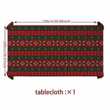 1 ou 4 ensembles de table et chaises avec motifs de Noël ou de flocons de neige, ensemble de table et chaises saisonniers de 45 x 60 cm, décoration de table de fête, décoration de la maison, décoration de Noël, fournitures de fête