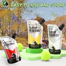 Marie's Acrylic Paint (100ml/3.38oz), Assorted Colors, Water-Proof, Portable Art Pigments For DIY Craft, Graffiti, Drawing, Painting, Canvas, Rock, Wood, Wall And Ceramic, Professional Rich Pigments For Adults & Artists - Single Piece - View 9