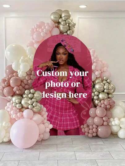 Party Supplies, Elastic Arch Covers For Wedding Parties, Birthday Parties, And Anniversaries; Custom Backdrop Frames, Suitable For Domes, Available In Multiple Sizes; Made Of Polyester For Christmas, Halloween, Valentine's Day, Mother's Day, And Other Event Backdrops | Modern Bow Design With Excellent Elasticity.