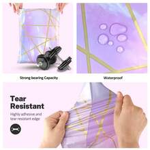 60pcs Express Packaging Bag,Mixed Size, Fashionable Floral/Leopard/Marble/Bow Prints Poly Mailer Shipping Bags,Gift Mailing, Self-Adhesive Sealed Bag, For Transportation Back To School,Clothing, Books, Daily Essentials - Hình chữ nhật - Xem 5