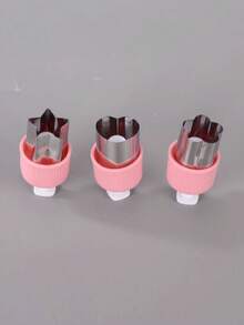 Forme de biscuiți din oțel inoxidabil pentru fructe și legume, includ matriță de ștanțare și design fluture, potrivite pentru copt în bucătărie și kit de decorare DIY Creative pentru cutia de prânz