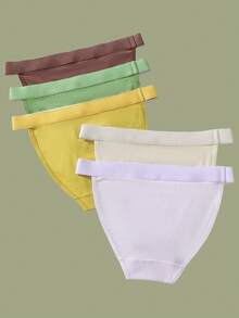 5-Pack - Choose From 5 Colors. Women's Briefs That Don't Constrict The Legs. Simple, Comfortable, Everyday Underwear. - 彩色 - 查看 2