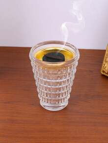 1 Peça/1 Conjunto de Queimador de Aromaterapia de Vidro Transparente Leve e Luxuoso, Queimador de Incenso de Estilo Árabe do Oriente Médio, Pode Ser Usado Como Difusor ou Queimador de Aromaterapia, Para Decoração Doméstica, Quarto, Sala de Estar (Como Peça Central), Escritório, Espaço de Yoga e Festas, Criando uma Atmosfera Elegante