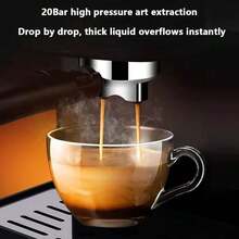 IAGREEA 20巴半自动意式咖啡机 - 带奶泡器的咖啡机，单/双杯 | 适合家庭/办公室使用，让您在早晨、下午茶、周末早午餐、家庭电影之夜、深夜学习时都能享用新鲜咖啡 | 咖啡爱好者的理想厨房配件 | 圣诞节、感恩节、生日、新年、母亲节、父亲节、乔迁之喜、情人节、毕业季的完美礼物