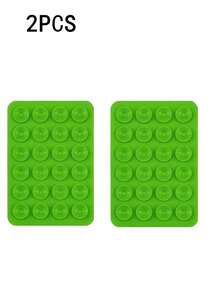 1pc Double-Sided Silicone Phone Suction Cup Accessory, Strong Suction Phone Holder, Free Sticky Mobile Phone Handle, Finger Grip, Suitable For Selfie And Video