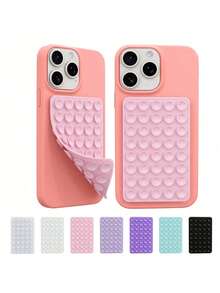 1PC Silicone Sucti On Phone Case Mount,Phone Suction Grip,Octobuddy,Sticky Phone Grip, Adhesive Phone Stand Sticky For Cell Phone