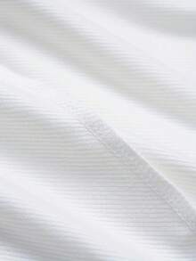 Camiseta gráfica casual de verano para hombres - Impresión "F**ks Given", camiseta de manga corta de cuello redondo en gris claro con diseño de gráfico de barras, ajuste regular para adultos - Blanco - Ver 7