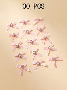 10 件水钻镶嵌手工蝴蝶结缎带蝴蝶结，DIY 服装配饰，发饰，鞋帽装饰，珠宝盒装饰，圣诞节情人节 - 彩色 - 查看 14