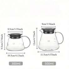 1 pieza Cafetera de Vidrio Premium Grueso con Diseño de Nube - Vidrio Borosilicato, Apto para Cafeterías y Uso Doméstico - Accesorios de Cocina y Comedor - Regalo Perfecto para Nuevos Propietarios de Vivienda y Amantes de la Gastronomía