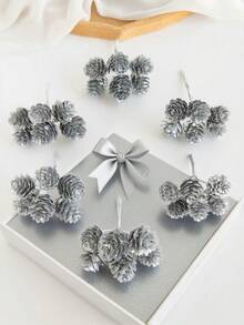 1/3/6PCS 3.14inch Artificial Pine Cone For Autumn Halloween Christmas Decorations, Autumn Decorations, Wedding Decorations, Home, Dining Room, Bedroom,Kitchen,Room Decorations, Festival Birthday Party Accessories, Outdoor Garden Decorations,Christmas Tree Decorations, Garland Party Wedding Holiday, Home Dining Room Bedroom Decorations, Winter Decoration, Halloween Decoration, Christmas Decoration, Birthday Gifts