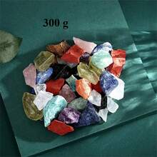 1 包 100/500 克鲜艳不对称彩色玛瑙滚石 - 鱼缸、花盆和花园家具的装饰珠宝配件 - 天然水晶石，适用于 DIY 工艺品和家居装饰