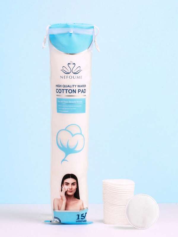 NEFOUME 150 قطعة/عبوة، وسادات إزالة المكياج خفيفة الوزن وناعمة، إزالة المكياج ورعاية البشرة في منتج واحد، تنظيف لطيف للبشرة الحساسة، منخفضة الحساسية، لا تتكلس