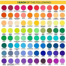 Crayola 蜡笔盒（152支）蜡笔套装，儿童散装蜡笔，带盖和卷笔刀的蜡笔套装，儿童涂色和艺术用品，圣诞节礼物的理想选择，适合3、4、5岁儿童 - 152 克拉/盒 - 查看 4