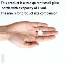 6/10/20 Stücke kleine Glasbehälter mit Gummistopfen sind sehr geeignet für die Präsentation von Mikroarzneimitteln. Sie eignen sich als Hochzeitsgeschenke oder zur Dekoration von Zuhause, Büro oder Büro und können für DIY-Kreationen, Wunschflaschen, Dekorationen von kleinen Gegenständen sowie zur Aufbewahrung von Tee und Kaffeebohnen verwendet werden.