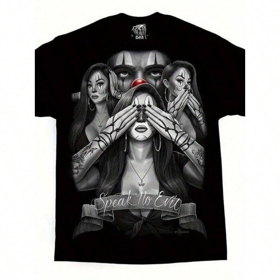 DGA Tees-High Quality Cotton Lowrider Magic Men'S Tee High Quality Cotton Short Sleeve - màu đen - Xem 1