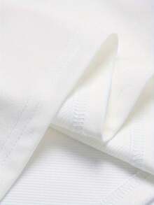 Camiseta gráfica casual para hombres - Manga corta, gris con impresión del logo GE, poliéster ligero, cuello redondo, estilo de verano, lavable a máquina - Blanco - Ver 6