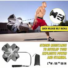 20ft Sports Agility Ladder For Men Women And Speed Youth Soccer Agility Training Equipment For Football Exercise Tennis Legs Workout With Speed Parachute Cones And Carry Bag