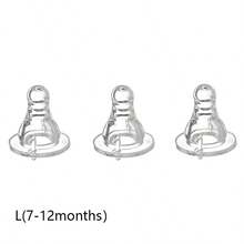 3.5cm Diameter Silicone Pacifier, Material, Suitable For 3-7M, 7-12M, And 12M+ Babies, Heat Resistant Up To 120°C, Can Be Sterilized, For Daily Milk Feeding - Transparent (3pcs) - View 9
