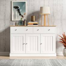 Sideboard, Living Room Furniture With Embossed Texture, Plenty Of Storage Space. - 1 - View 10