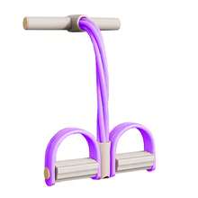 NetHong Resistance Pedal Bands Tension Rope Foot Exerciser With Puller Yoga Trainer - Multicolor - View 14