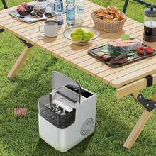 MáQuina Para Fabricar Hielo, PequeñA MáQuina Para Fabricar Hielo De Escritorio Totalmente AutomáTica, OperacióN Simple, Velocidad RáPida Para Fabricar Hielo, MáQuina Para Hielo, MáQuina De Hacer Hielo, FabricacióN RáPida De Hielo, Simple Y Hermosa, FáCil De Operar, La Mejor OpcióN Para Los Amantes Del Hielo, Adecuada Para Las Necesidades Diarias De Bebidas Del Hogar, Adecuada Para El Hogar, La Tienda, La Escuela, El Campamento, Los Viajes (Blanco) - Blanco - Ver 9