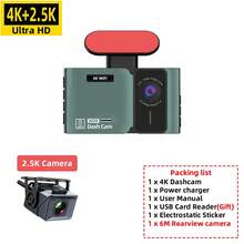 4K 行车记录仪，2160P 车载摄像头 - 彩色 - 查看 12