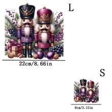 1/2/3 Stücke Weihnachtsthema Transferfolie, DTF Heißpresse Aufkleber, für DIY T-Shirts, Taschen, Jeans, Kissen, Hoodies - Präzise Passform für Stoffgrößen von klein bis groß, einfache Anwendung für Anfänger und Experten, perfekte Wahl für Weihnachtsbasteleien und Geschenke