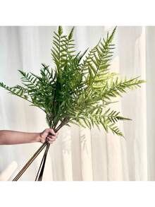 1/2/3 pièces Tiges de plantes artificielles vertes, décoration pour salon, chambre à coucher, mariage, fête, remplissage de bureau. Décoration pour la maison, le bureau, la cuisine, le mariage, la table, les centres de table, le bureau, le jardin, l'extérieur, la maison, le patio, le printemps, l'été, l'automne et l'hiver. Décorations de Noël pour la décoration de la maison et de la pièce