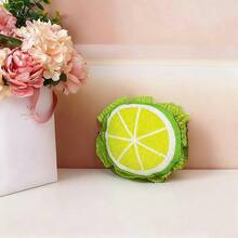 NEFOUME Fruit Bath Sponge, Sponge Layer Design No-Pain Exfoliation, Double-Layer Mesh Quick Lather, Hanging Rope Anti-Mold Quick Dry, Skin-Friendly Material, Bathing Time Healing Gadget - Multicolor - View 8