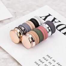 1Pair/2/4Pairs Flat Colorful Magnetic Clasp Veil Scarf Clip, Shawl Brooch Windbreaker Shawl Multi-Functional Anti-Slip Magnetic Clasp
