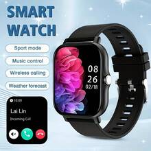 2025 New Touch Screen Smart Watch, Support Call Function, Step Counting And Exercise Tracking, Call And SMS Reminder, Multi-Function Fitness Smart Bracelet, Wireless Connection To Android And IOS Phones, Unisex, Holiday/Birthday Gift - 彩色 - 查看 1