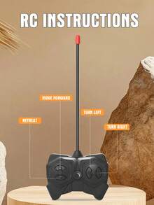 儿童遥控仿真越野车玩具，适合户外地形，小巧便携，可促进亲子互动，竞速玩耍，缓解压力，是一款娱乐玩具。