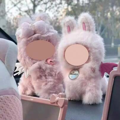 10cm Labubu Angel Doll Clothes, 3.0 Version, 17cm Standing Posture Plush Doll Outfit With Shoes And Hat, For Labubu