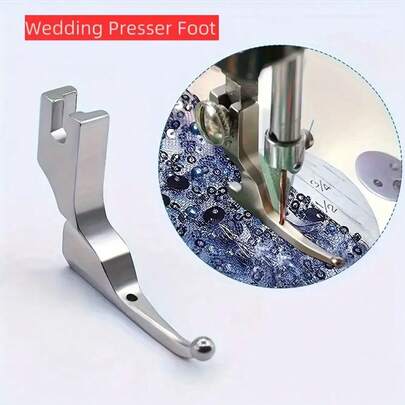 1pc SY-236 Wedding Dress Ball Fabric Special Presser Foot Industrial Sewing Machine Spare Parts P369 Bead Sequin Press Foot
