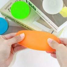 1/12 piezas Juguete de apretón, Pelota de alivio de estrés de rebote lento, Rellena con jarabe de malta transparente, Moldeable, Juguete de relajación sensorial, Pelota de ejercicio manual, Regalo para amigos - Multicolor - Ver 7