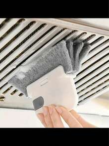 1pc Versatile Door & Window Track Cleaning Brush,Easy Grip Reusable,Groove Cleaner For Kitchens Bathrooms,Living Rooms, Ideal For Small Gaps & Frames,No Electricity Needed, Durable Plastic,Detachable Washable Head