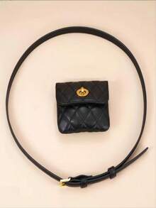 1 Stück Hüfttasche, Gürteltasche, Damen Hüfttasche Mini leicht gesteppt Bauchtasche Stylische Gürteltasche im französischen Stil Ins Umhängetasche Vielseitig modische Hüfttasche für den täglichen Gebrauch (Schlechte Näharbeit kann zu übersprungenen Stichen, Fadenbrüchen, losen Nähten oder ausgefransten Kanten führen, was normale Vorkommnisse in der Fabrikproduktion sind. Solche Verarbeitungsmängel sind in der Tat unvermeidbar.)