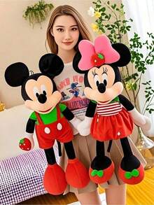 Cute Strawberry-Shaped And Plush Toys, And Plush Doll Throw Pillow Doll Plush Toy, Plush Toy. Doll. Toy And, Plush Toy. Toy. Sewing. Luxurious. Girl's Gift. Girl. Throw Pillow. Companion Doll