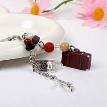 Retro Travel-Style Statement Charm: Versatile For Phones, Bags & Car Keys, Creatively Designed For Students – Add A Unique Spark To Your Daily OutfitsBoasts Creative & Distinctive Design, Perfect For Students To Elevate Daily Style With A Touch Of Individuality