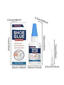 30g Shoe Repair Glue, Gentle Bonding Adhesive Suitable For Sports Shoes, Leather Shoes, Designed For Effective Repair Of Shoe Soles And Leather Products (30g*1+Dropper*1)