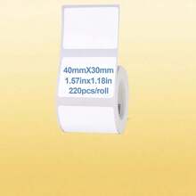 Marklife White Square Stickers, Available In Various Sizes (40x30mm), Compatible With M110/M200/M120/M220/P50/L7 Self-Adhesive Circular Stickers, Used For Barcode And DIY Logo Design, Can Labels - Multicolor - View 21