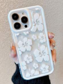 غطاء هاتف ناعم شفاف مع نمط زهرة الخبيزة، متوافق مع أجهزة أبل والأخرى. مصنوع من مواد ناعمة عالية الجودة، قبضة مريحة ومقاومة للخدش. تصميم زهرة الخبيزة البيضاء البسيط والأنيق يضيف لمسة طبيعية وطازجة لهاتفك.