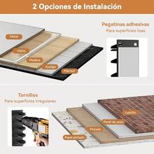 2PCS Organizador De Gorras De Béisbol,Perchero De Pared Con Adhesivo Fuerte,Con Capacidad Para 20 Sombreros, Con Dos Métodos De Montaje, Apto Para Guardarropas Y Gabinetes. (Negro) - Negro - Ver 9