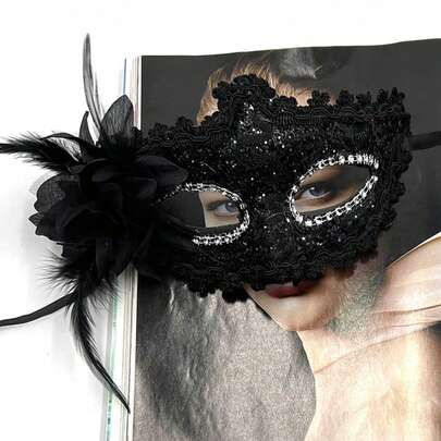 Halloween Mask Ball Gold And Silver Masquerade Mask For Men And Women Adult Half Face Jazz Flat Head Prince Mask