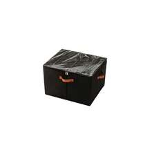 1 pièce Boîte de rangement pour chaussures sous le lit avec grille de 12/16/20 compartiments en tissu visible, organisateur de chaussures pour baskets et sandales, convient pour l'organisation de la maison - Noir - Voir 15