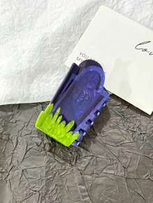 1pc Acrylic Halloween Themed Claw Hair Clip, Suitable For Decorating Hair On The Back Of The Head, Hair Accessory For Party And Street Wear Winter Hair Clutch Elegant Claw Clips