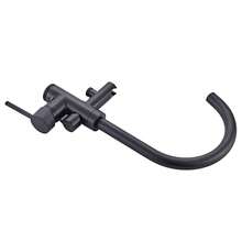 Grifo de bañera con ducha de mano, caño giratorio de 360°, 2 modos de funcionamiento, mezclador independiente, grifo de bañera de isla para baño, estilo moderno, negro