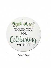 3/15/30件/套，婚礼迷你泡泡，婚礼宾客礼品套装，双爱透明泡泡瓶（不含液体），感谢绿叶圆卡，白色透明硬纱袋，拍照道具，适用于新娘送礼会